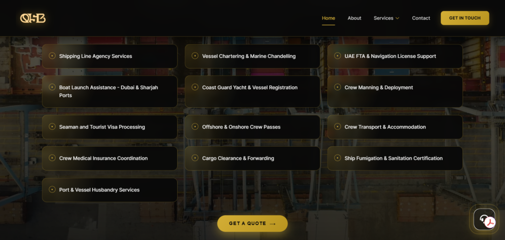 Architecting 24/7 Digital Authority for Dubai's Premier Ship Agency