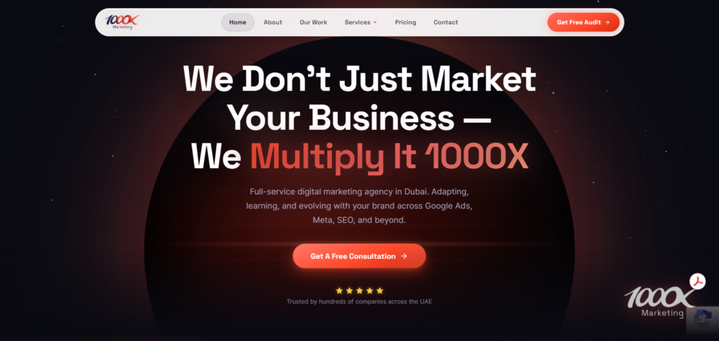 Architecting a Performance-First Digital Authority for Dubai's Most Competitive Markets Website Mockup